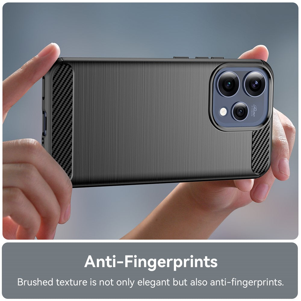 Futrola za Oppo Reno15, Techsuit, Karbon, Crna