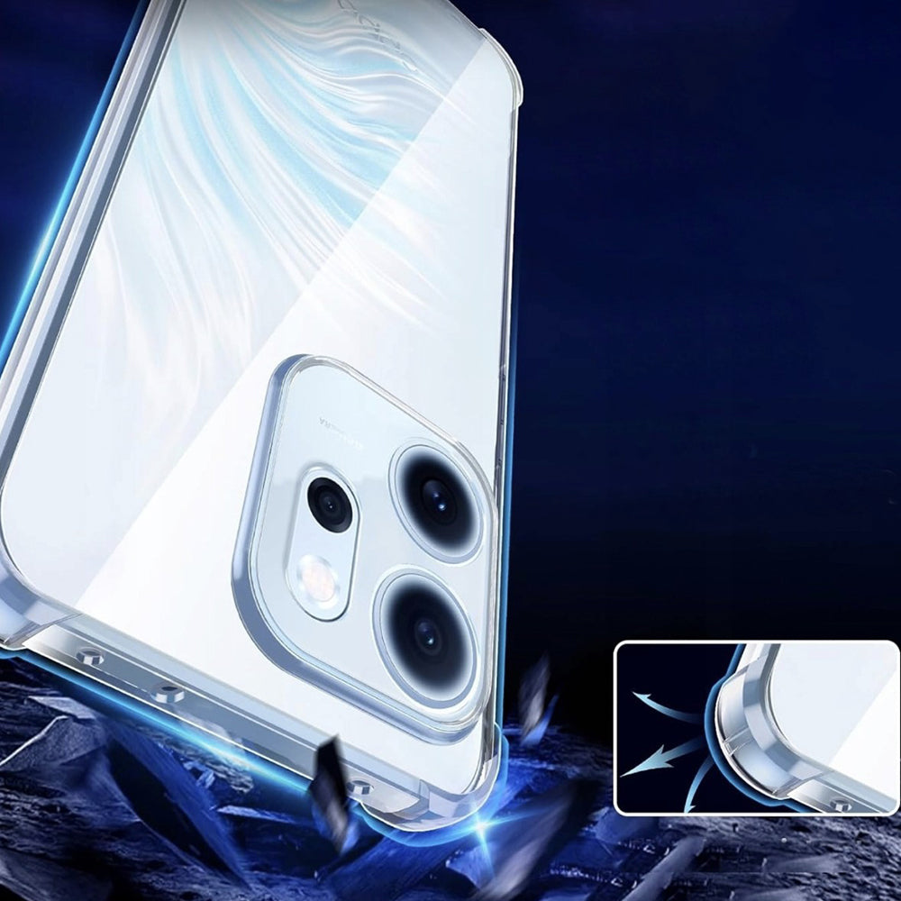 Futrola za Oppo Reno15, Techsuit, Shockproof Clear, Prozirna