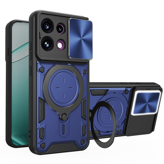 Maska za Oppo Reno16 F / Reno16 FS, Techsuit, CamGuard Pro, Plava