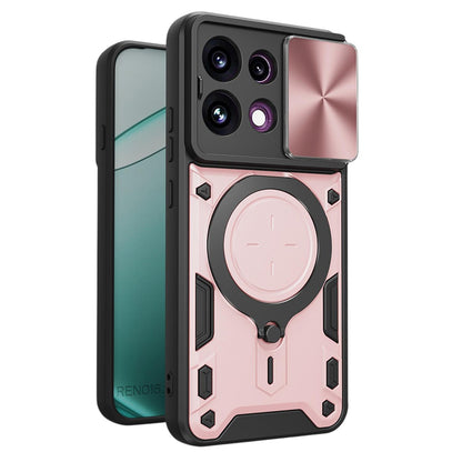 Maska za Oppo Reno16 F / Reno16 FS, Techsuit, CamGuard Pro, Ružičasto zlatna