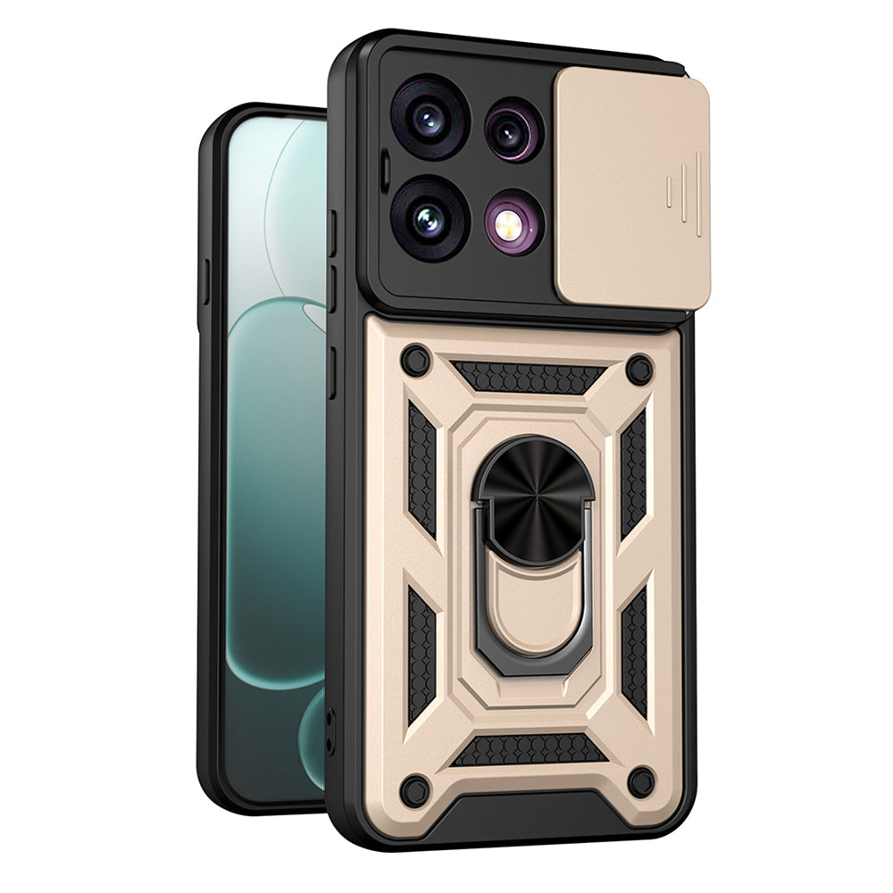 Maska za Oppo Reno16 F / Reno16 FS, Techsuit, CamShield, Zlatna