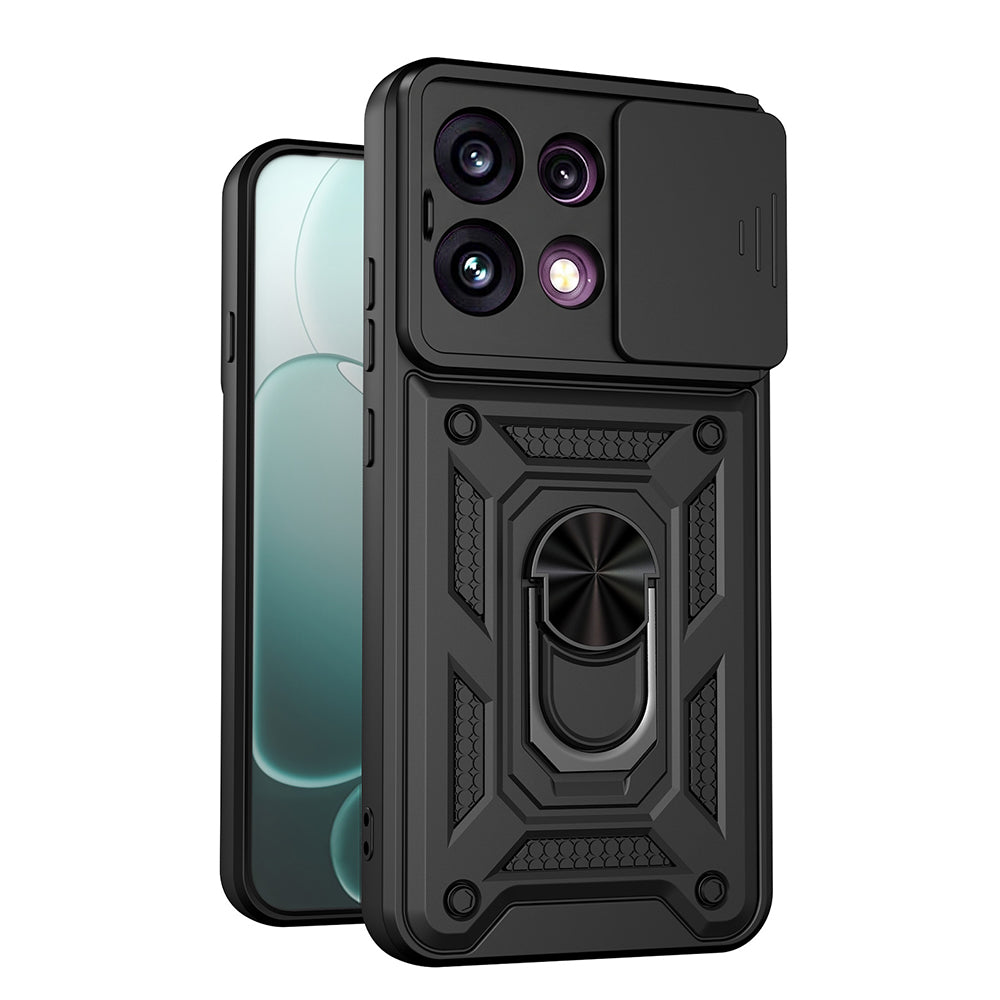 Maska za Oppo Reno16 F / Reno16 FS, Techsuit, CamShield, Crna