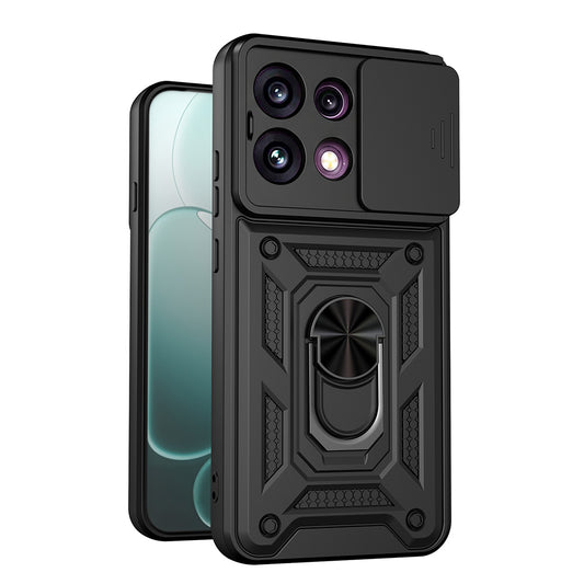 Maska za Oppo Reno16 F / Reno16 FS, Techsuit, CamShield, Crna