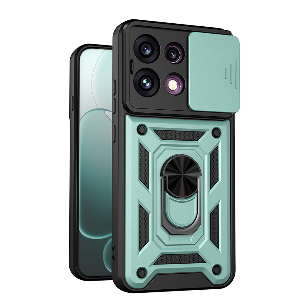Maska za Oppo Reno16 F / Reno16 FS, Techsuit, CamShield, Zelena