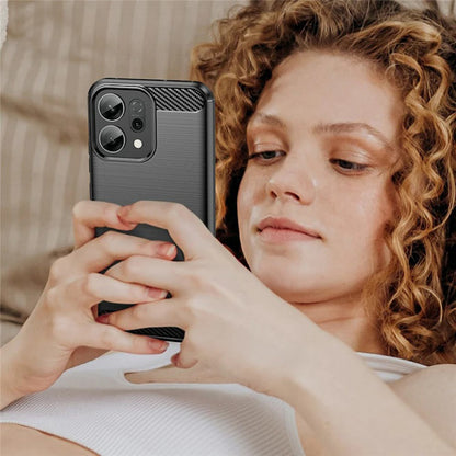 Maska za Oppo Reno16 F / Reno16 FS, Techsuit, Karbon, Plava