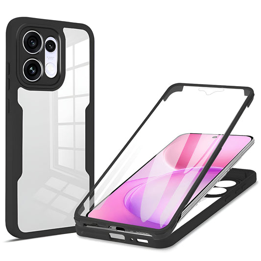 Maska za Oppo Reno16 F / Reno16 FS, Techsuit, ColorVerse 360, Crna