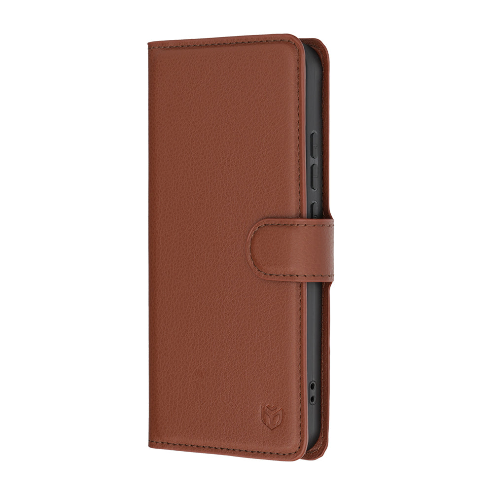 Futrola za Oppo Reno16 F / Reno16 FS, Techsuit, Kožna Folio, Smeđa