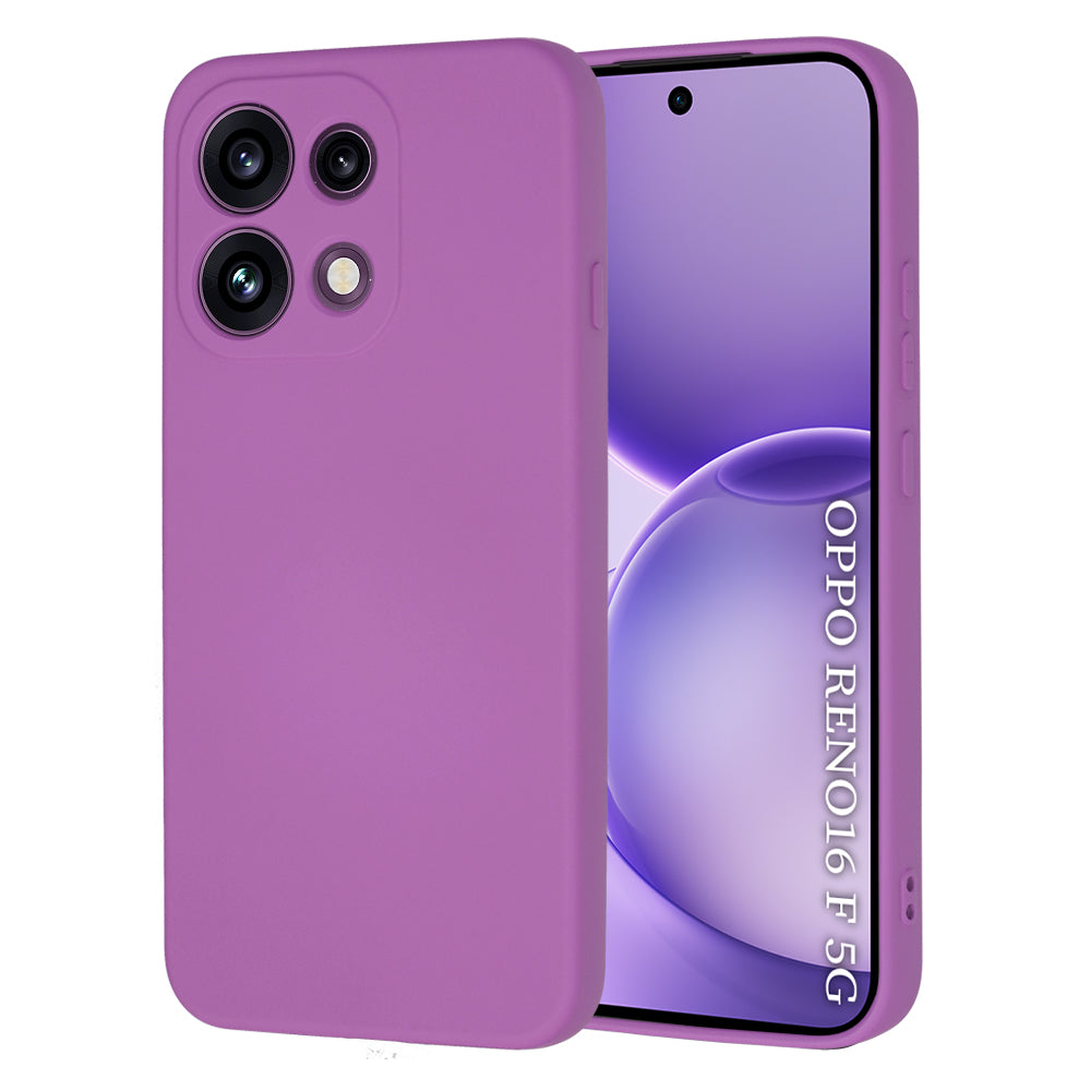 Maska za Oppo Reno16 F / Reno16 FS, Techsuit, SoftFlex, Ljubičasta