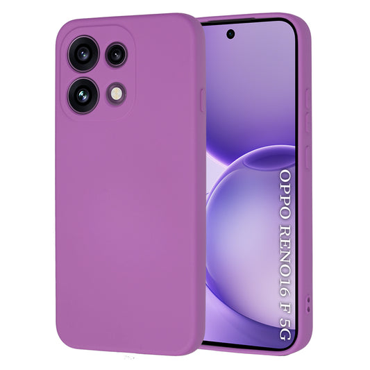 Maska za Oppo Reno16 F / Reno16 FS, Techsuit, SoftFlex, Ljubičasta