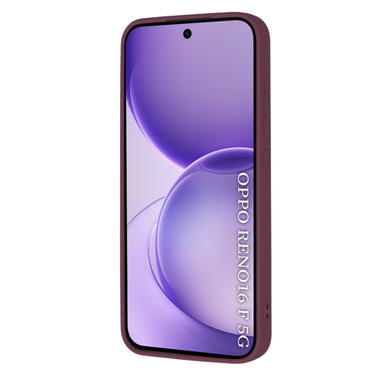 Maska za Oppo Reno16 F / Reno16 FS, Techsuit, SoftFlex, Bordo