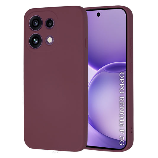Maska za Oppo Reno16 F / Reno16 FS, Techsuit, SoftFlex, Bordo