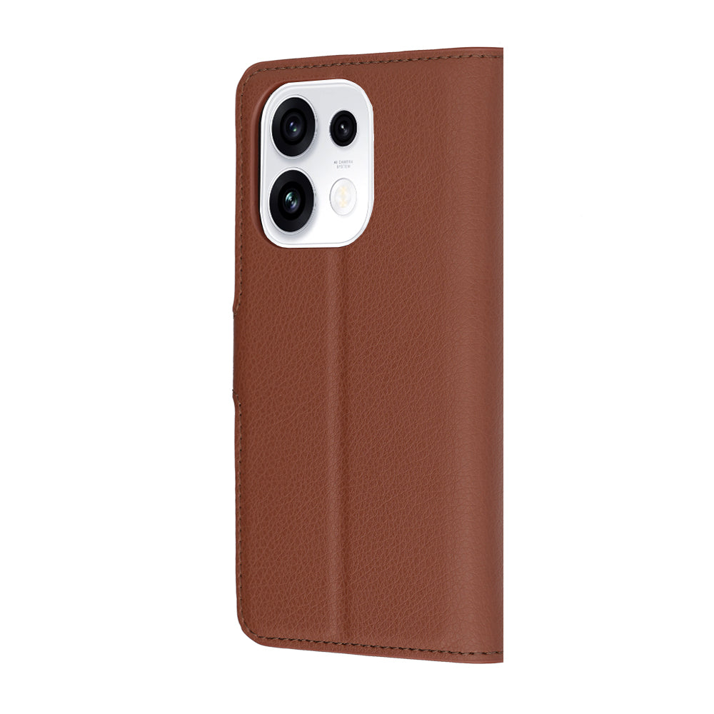 Futrola za Oppo Reno16 Pro, Techsuit, Leather Folio, Smeđa