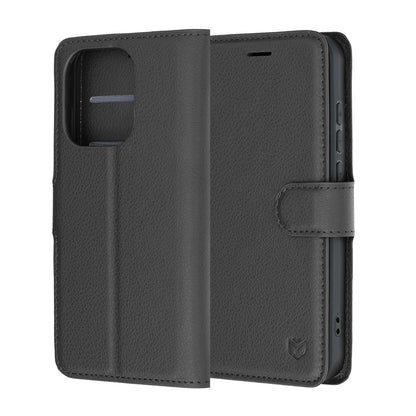 Futrola za Oppo Reno16 Pro, Techsuit, Leather Folio, Crna