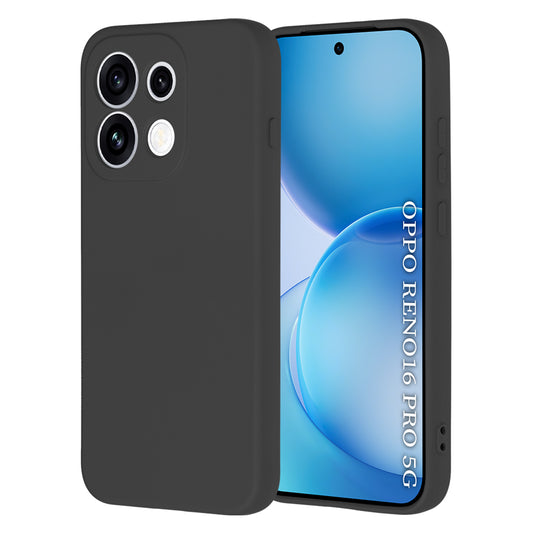 Maska za Oppo Reno16 Pro, Techsuit, SoftFlex, Crna