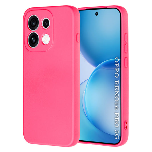 Maska za Oppo Reno16 Pro, Techsuit, SoftFlex, Tamno Roza