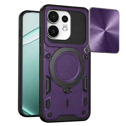 Maska za Oppo Reno16 / Reno16 Pro, Techsuit, CamGuard Pro, Ljubičasta