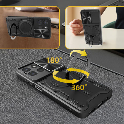 Maska za Oppo Reno16 / Reno16 Pro, Techsuit, CamGuard Pro, Ljubičasta