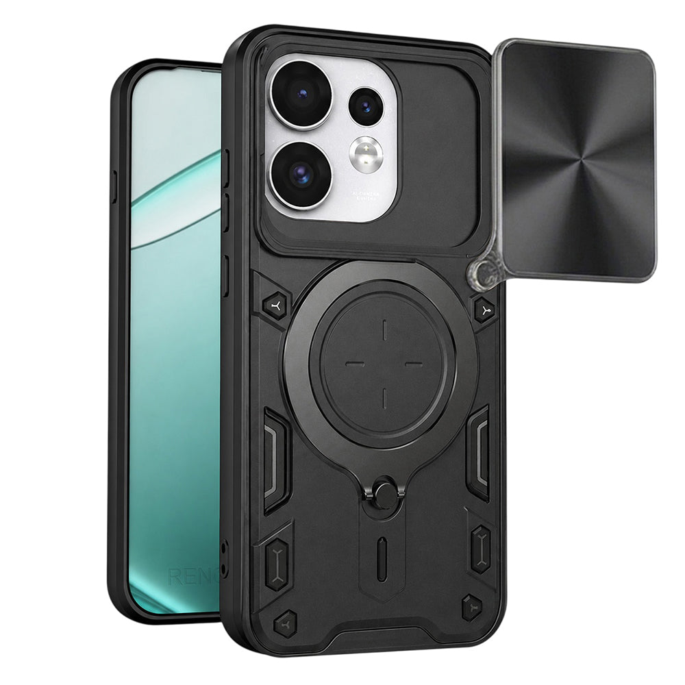 Maska za Oppo Reno16 / Reno16 Pro, Techsuit, CamGuard Pro, Crna