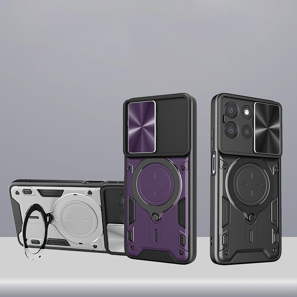 Maska za Oppo Reno16 / Reno16 Pro, Techsuit, CamGuard Pro, Crna