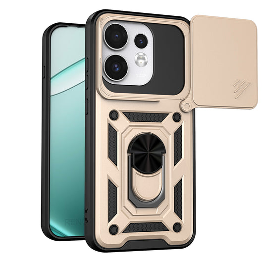 Maska za Oppo Reno16 / Reno16 Pro, Techsuit, CamShield, Zlatna