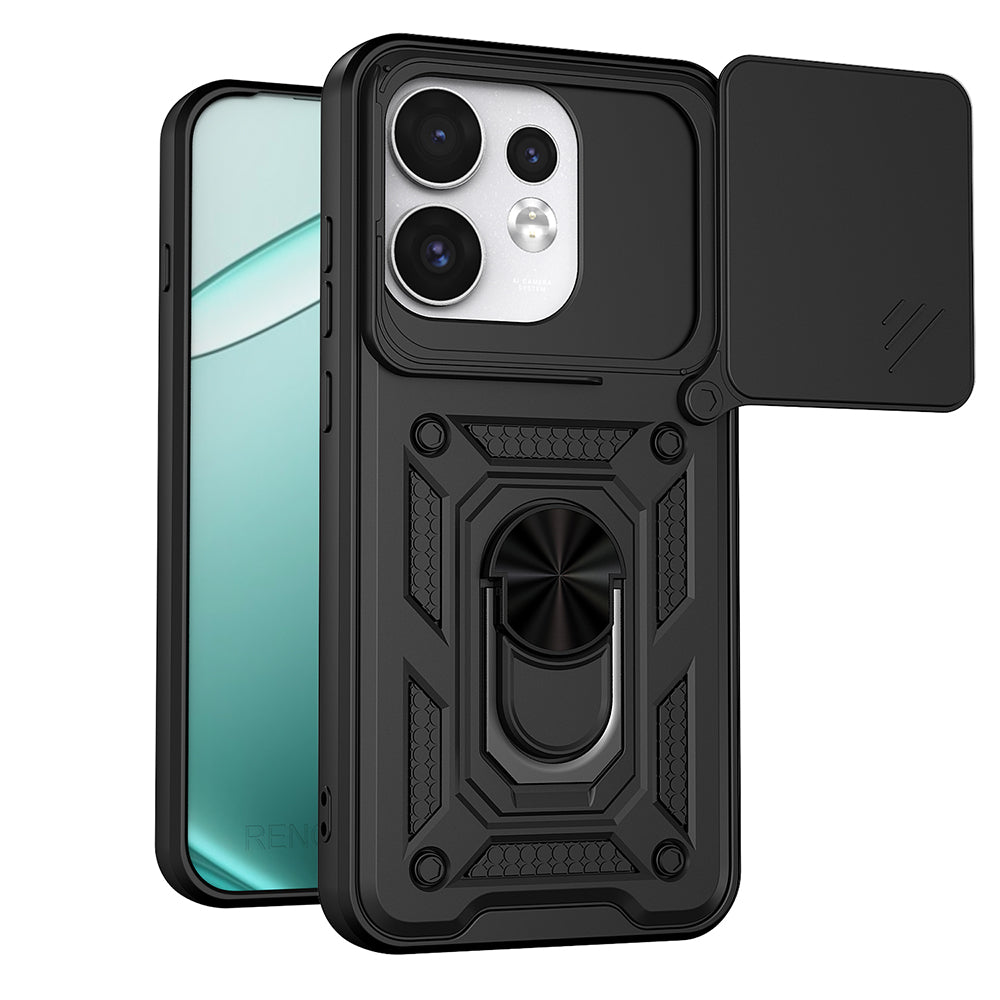 Maska za Oppo Reno16 / Reno16 Pro, Techsuit, CamShield, Crna