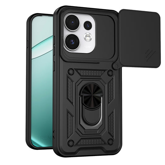 Maska za Oppo Reno16 / Reno16 Pro, Techsuit, CamShield, Crna