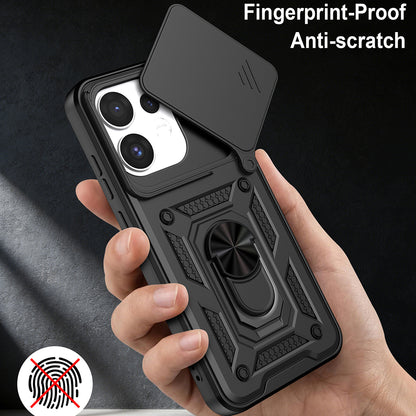Maska za Oppo Reno16 / Reno16 Pro, Techsuit, CamShield, Crna