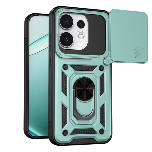 Maska za Oppo Reno16 / Reno16 Pro, Techsuit, CamShield, Zelena
