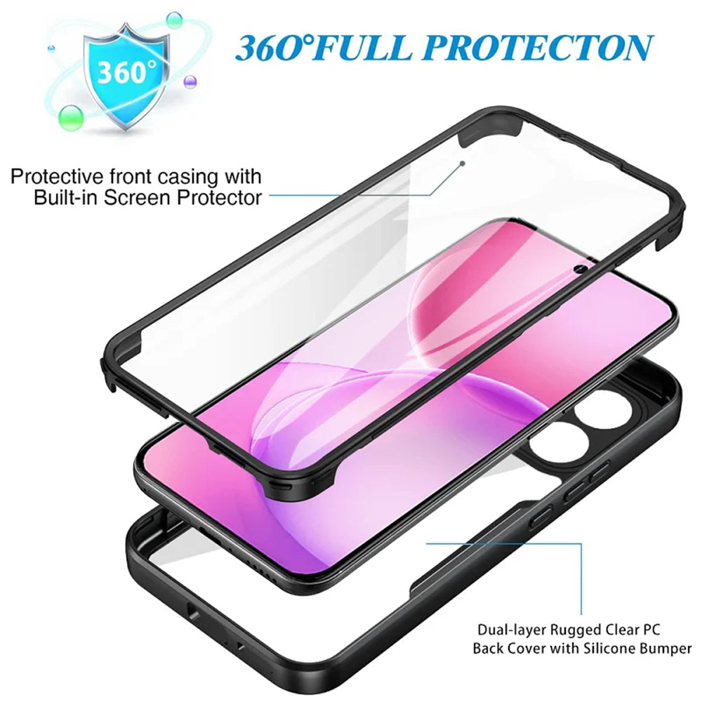 Maska za Oppo Reno16 / Reno16 Pro, Techsuit, ColorVerse 360, Ljubičasta
