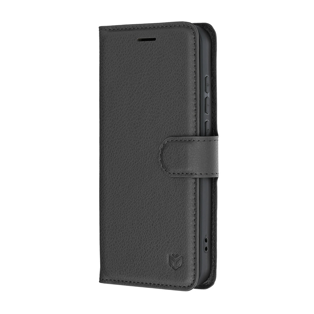 Futrola za Oppo Reno16 / Reno16 Pro, Techsuit, Leather Folio, Crna