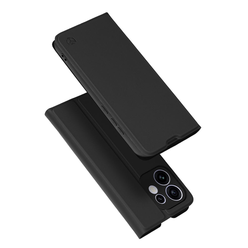 Maska za Oppo Reno16, Techsuit, Magskin Book, Crna