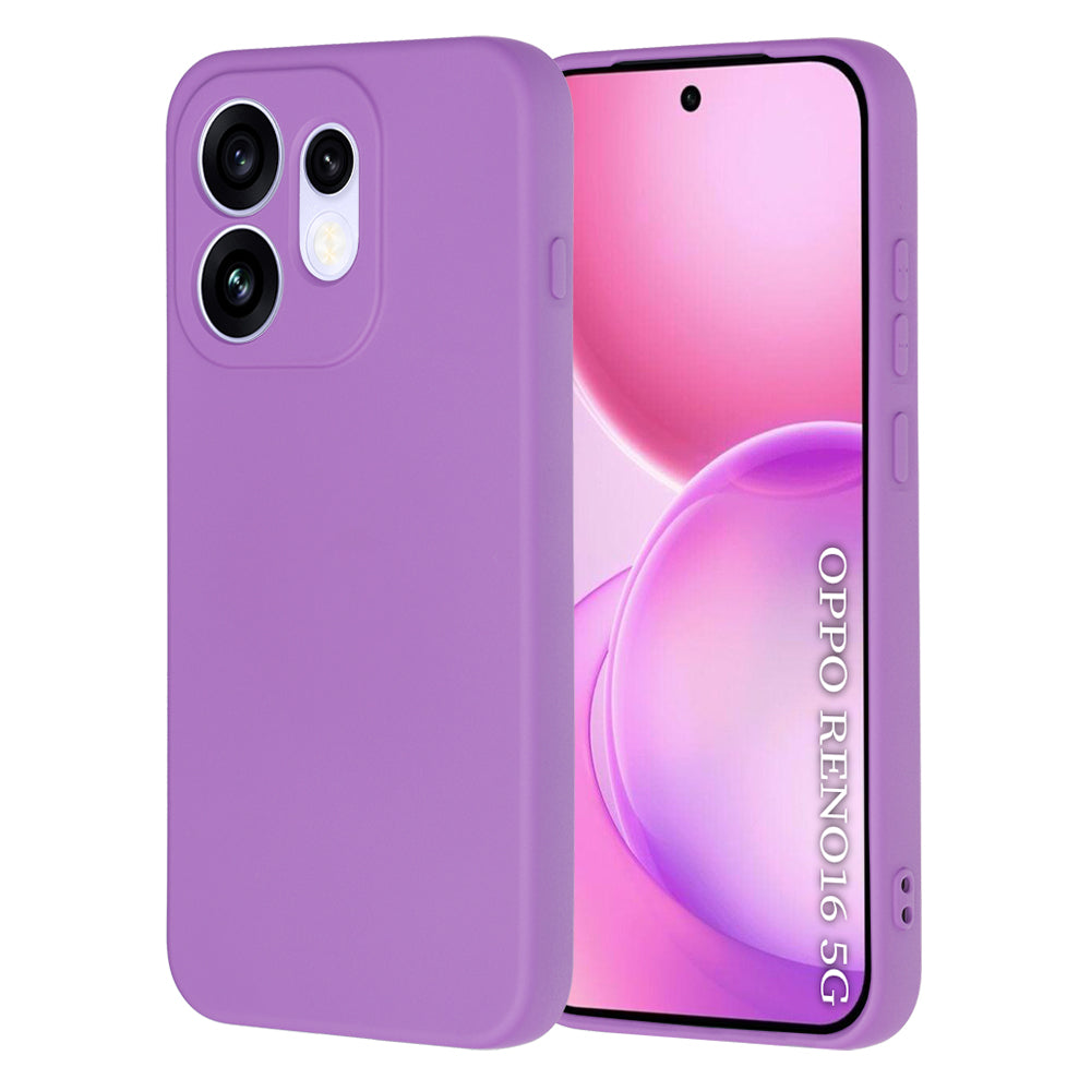 Maska za Oppo Reno16, Techsuit, SoftFlex, Ljubičasta