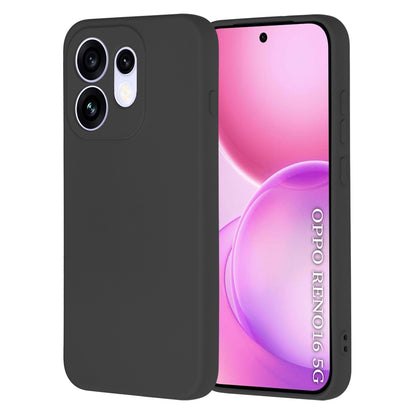 Maska za Oppo Reno16, Techsuit, SoftFlex, Crna