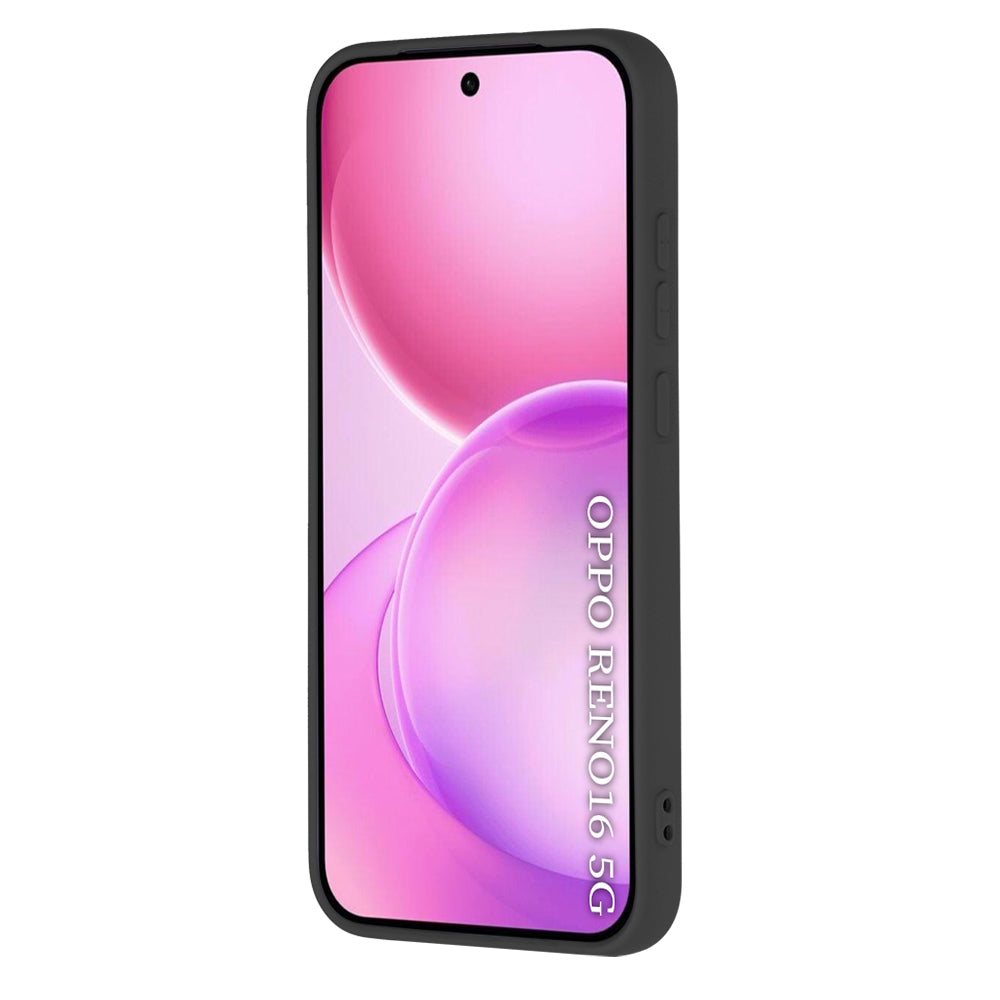 Maska za Oppo Reno16, Techsuit, SoftFlex, Crna