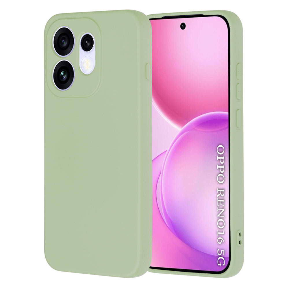 Maska za Oppo Reno16, Techsuit, SoftFlex, Svijetlo Zelena