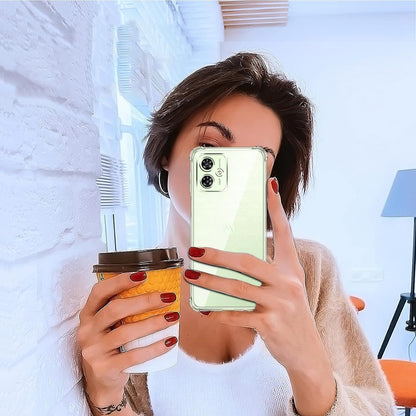 Maska za Oppo Reno4 Lite, Techsuit, Shockproof Clear, Prozirna