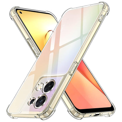 Maska za Oppo Reno8, Techsuit, Shockproof Clear, Prozirna