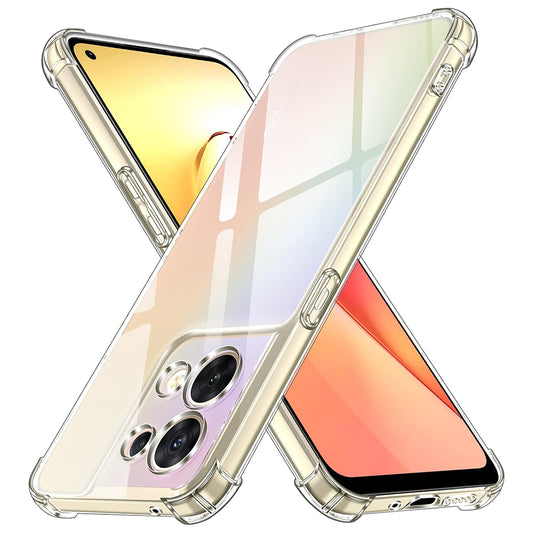 Maska za Oppo Reno8, Techsuit, Shockproof Clear, Prozirna