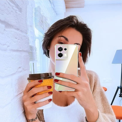 Maska za Oppo Reno8, Techsuit, Shockproof Clear, Prozirna