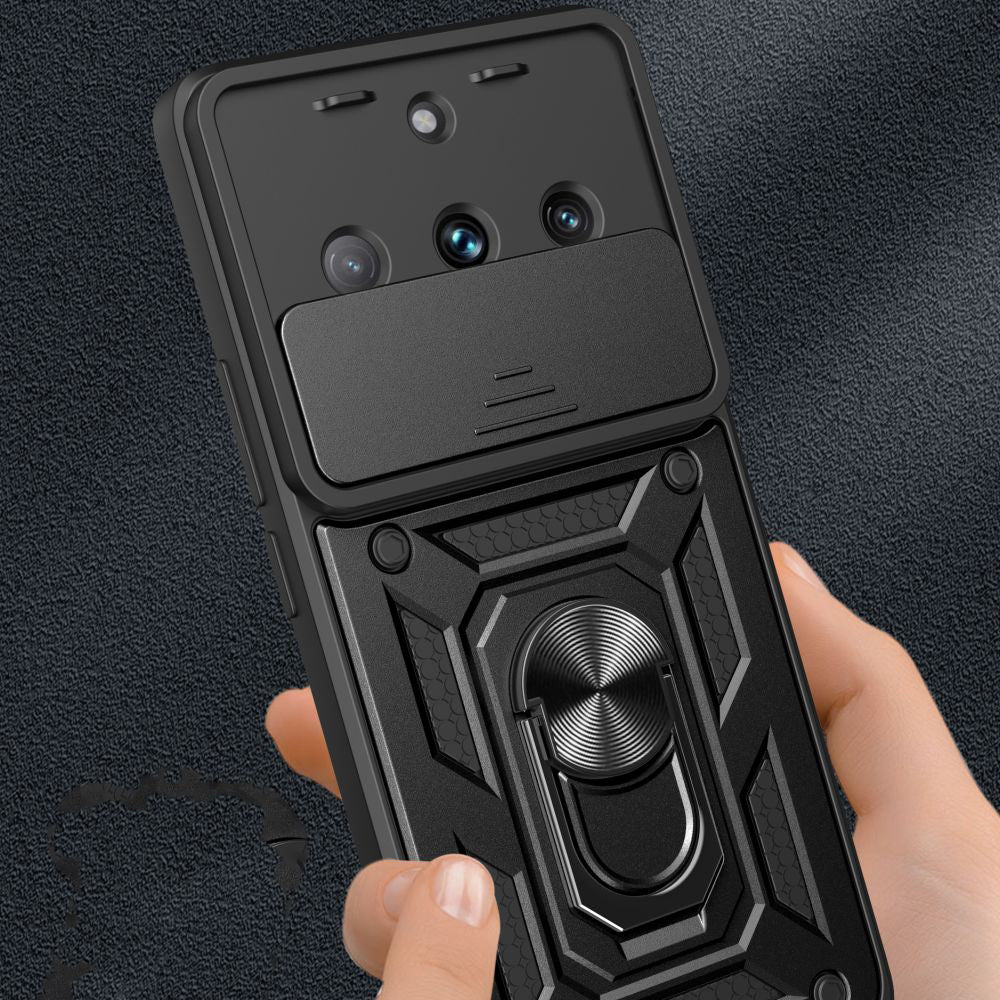 Maska za Realme 11 4G, Techsuit, CamShield, Crna