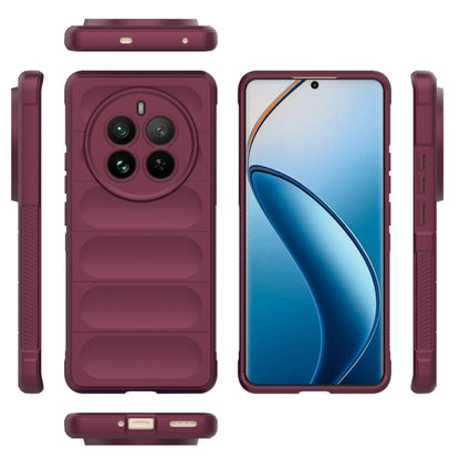 Maska za Realme 12 Pro / 12 Pro+, Techsuit, Magic Shield, Bordo