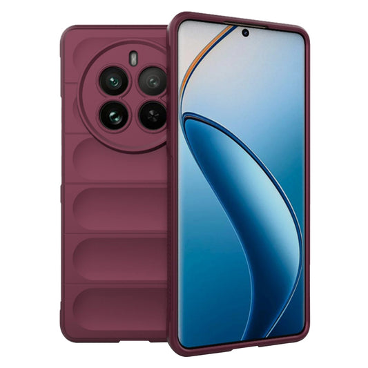 Maska za Realme 12 Pro / 12 Pro+, Techsuit, Magic Shield, Bordo