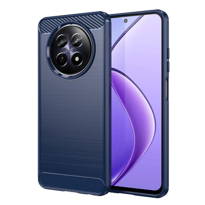 Maska za Realme 12, Techsuit, Karbon, Plava