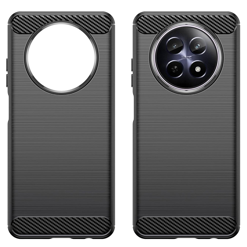 Maska za Realme 12, Techsuit, Karbon, Plava
