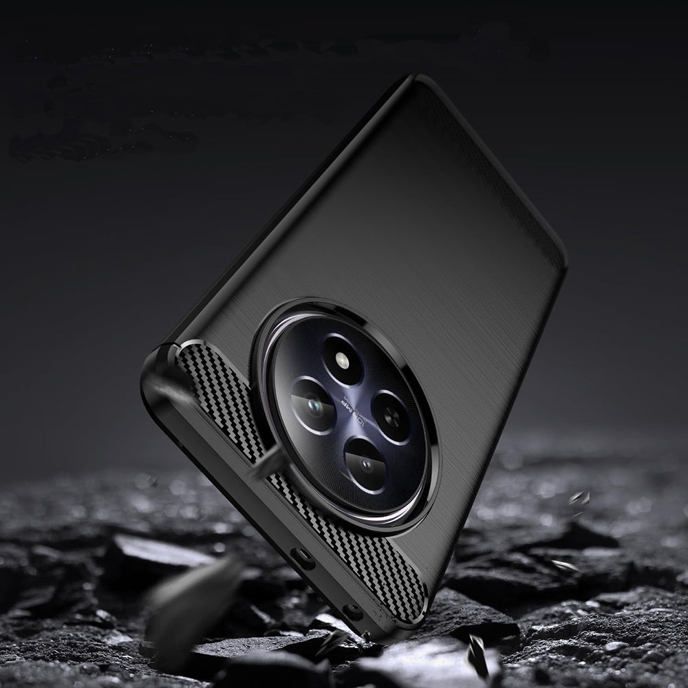 Maska za Realme 12, Techsuit, Karbon, Plava