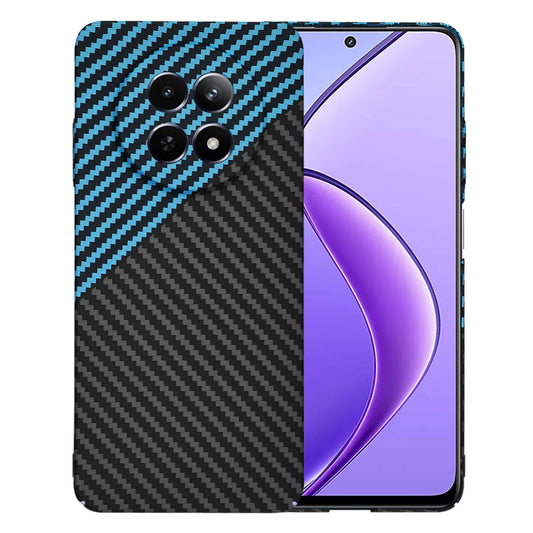 Maska za Realme 12x / 12, Techsuit, Carbonite FiberShell, Crno Plava