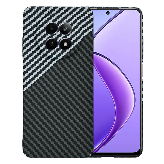 Maska za Realme 12x / 12, Techsuit, Carbonite FiberShell, Crno Siva