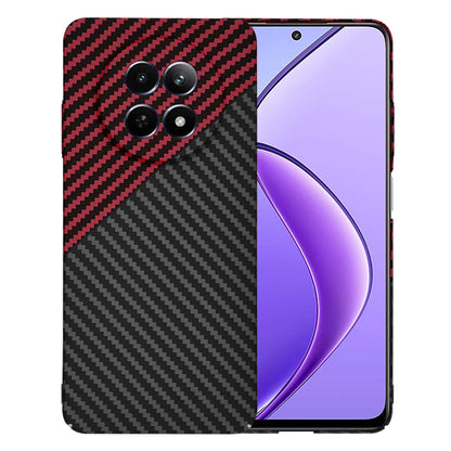 Maska za Realme 12x / 12, Techsuit, Carbonite FiberShell, Crno Crvena