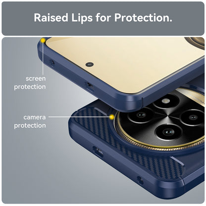 Maska za Realme 13 Pro / 13 Pro+, Techsuit, Karbon, Plava