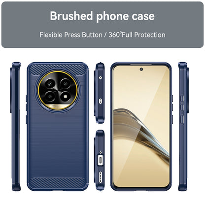 Maska za Realme 13 Pro / 13 Pro+, Techsuit, Karbon, Plava